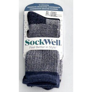Women's Sockwell Trail Blazer Moderate Compression Socks M-L 15-20mmHg Merino